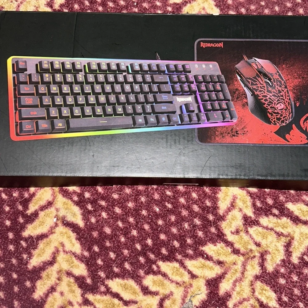 RedDragon 3 IN 1 SET RGB Gaming Keyboard + Mouse + Mousepad